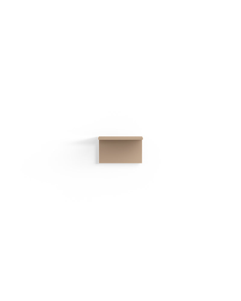 Display Cappuccino - 32cm ράφι σε μπεζ μελαμίνη